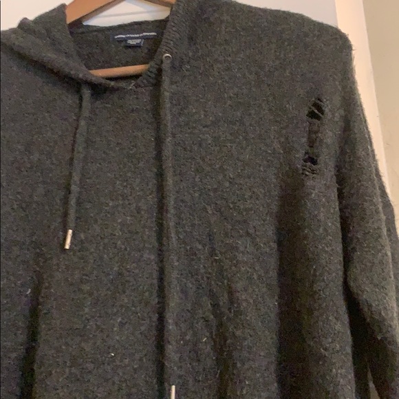 Dark grey sweater hoodie - Picture 3 of 3